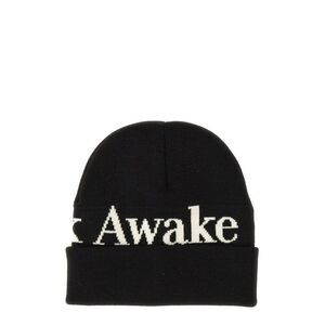 AWAKE NY Logo Beanie Hat Men BLACK Hats & Caps